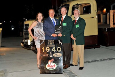 From left to right: Keri Hogue, parts and service operations manager, Shealy Truck Center; Stephen Roy, president, Mack Trucks North America; Bruce Shealy, president, Shealy Truck Center; and David Shealy, vice president, Shealy Truck Center.