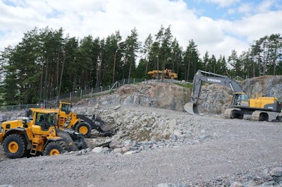 Volvo CE in quarry