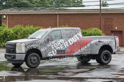 2017 Ford Super Duty spy shots1