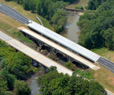 SR 10/US 78 Historic Preservation Project of the Year – 1938 WPA built bridge is in center