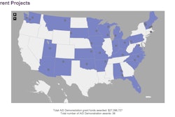 Distribution of AID projects across the U.S.