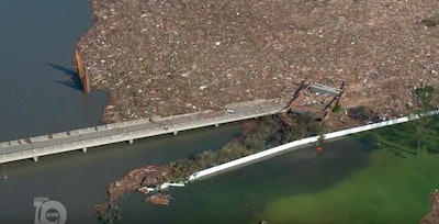 Debris in Louisiana after Hurricane Katrina