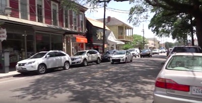 Magazine Street following post-Katrina improvements