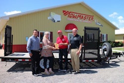 Left to right: Chris Pokornowski (Sales Manager), Janelle Johnson (CFO), Jerry Schultz (MNANG), Len Stulc (Towmaster President).