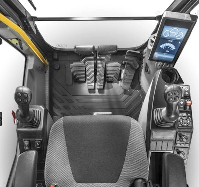 Volvo EC160E excavator cab