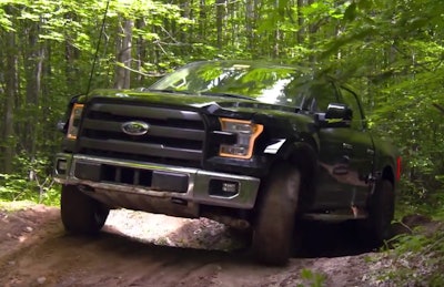 2017 Ford F-150 Raptor trail test prototype