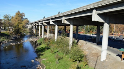 Interstate 5, Medford Viaduct opened in 1962.