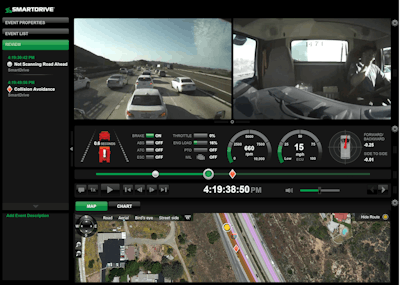 At the provider’s review center incidents are reviewed by experts, scored and passed along to the customer if they can be useful in improving the performance of the driver or if they’re needed for accident investigations.