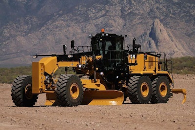 Cat’s 16M3 motor grader
