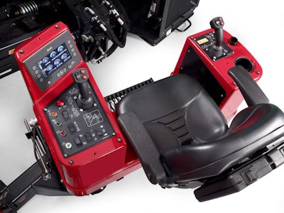 The DD4050 features a new operating system complete with Toro’s new TDOS 1 operating system (seen on the display to the left.)