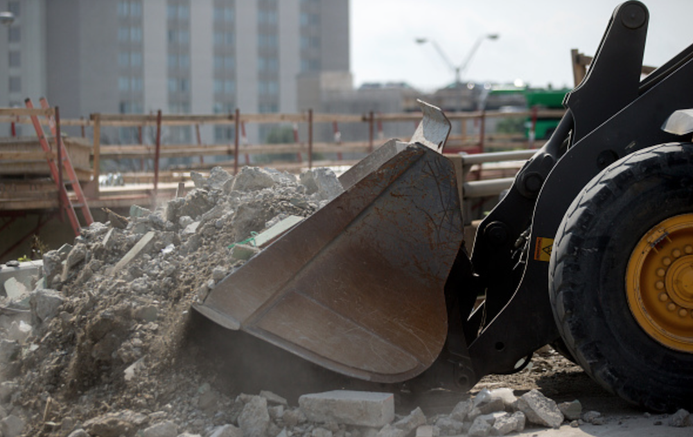 Wheel loader stock 2 bucket