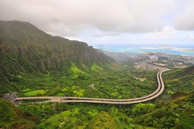 Hawaii’s scenic H-3 highway.