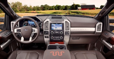 All New Ford Super Duty King Ranch Interior