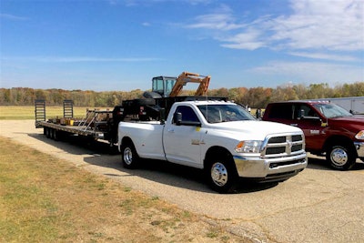 2016 Ram 3500 HD with trailer