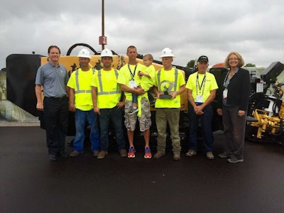 The BT Drainage crew (center) with Jason (L) and Mary Andringa (R)