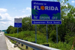 Florida welcome sign