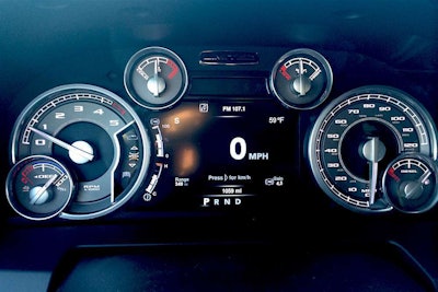 Ram 3500 instrument cluster