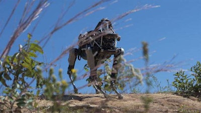 By far the coolest and creepiest photo of Spot. Photo Credit: Boston Dynamics via Ars Technica