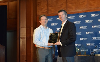 Richard Markwith is given the Guy Kelly Award for Planning and Design. Photo from ARTBA