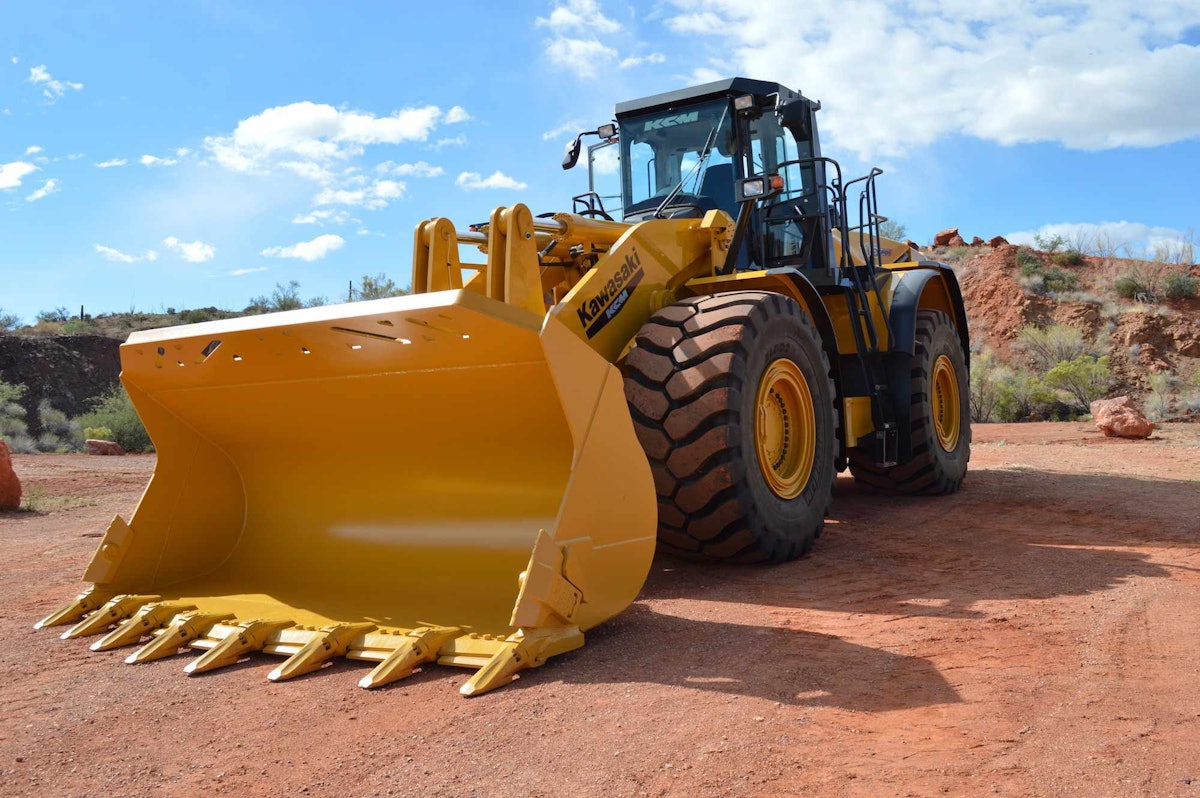 Kawasaki intros power upgrades in 95Z7XT, 115Z7XT wheel loaders