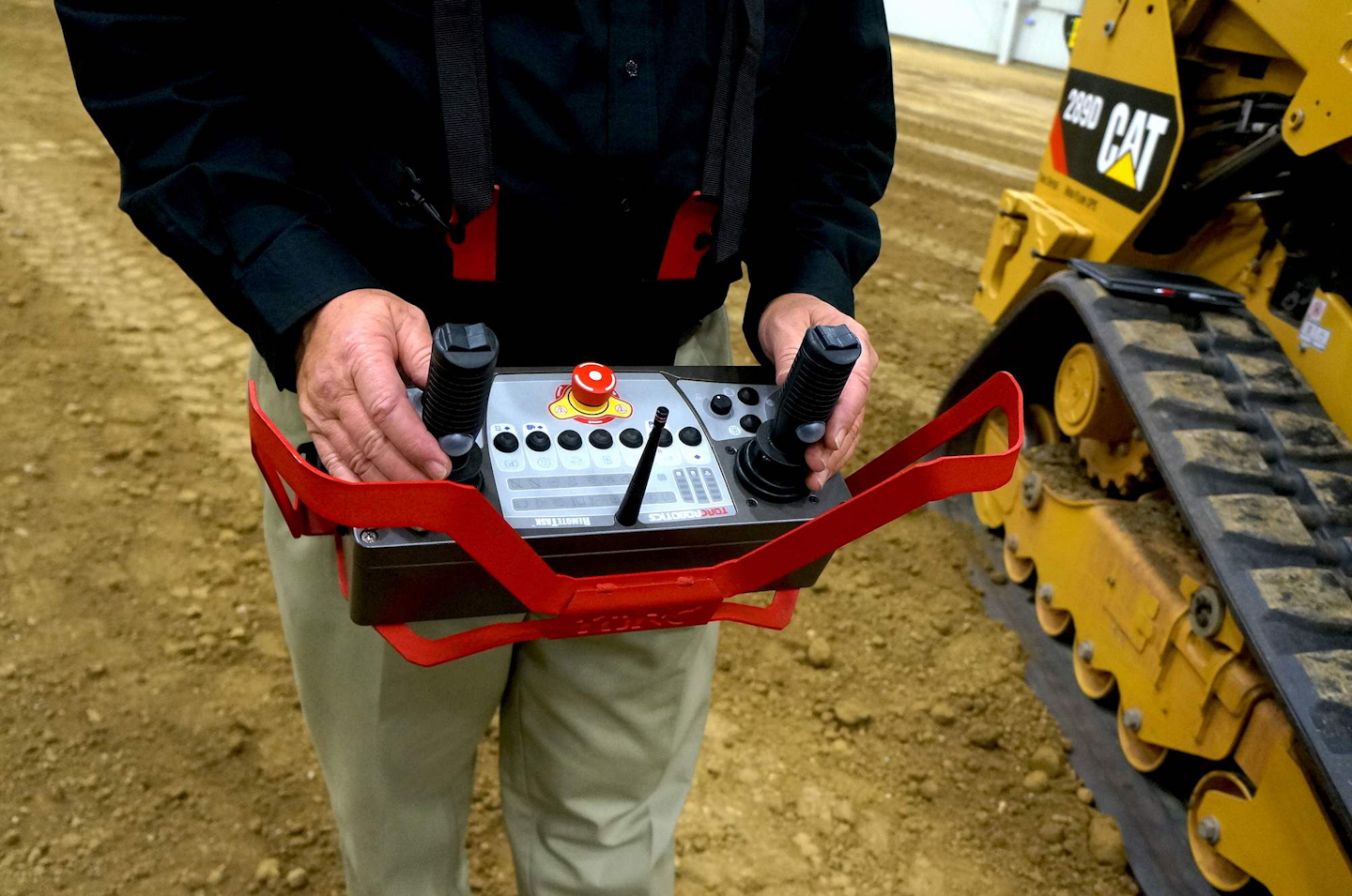 Caterpillar intros RemoteTask a more precise, lagfree remote control for skid steers, compact