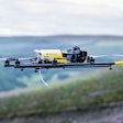 Topcon’s Falcon 8 UAV is capable of aerial photograph as well as survey work.
