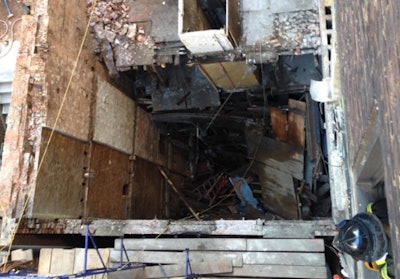 Manhattan demo collapse