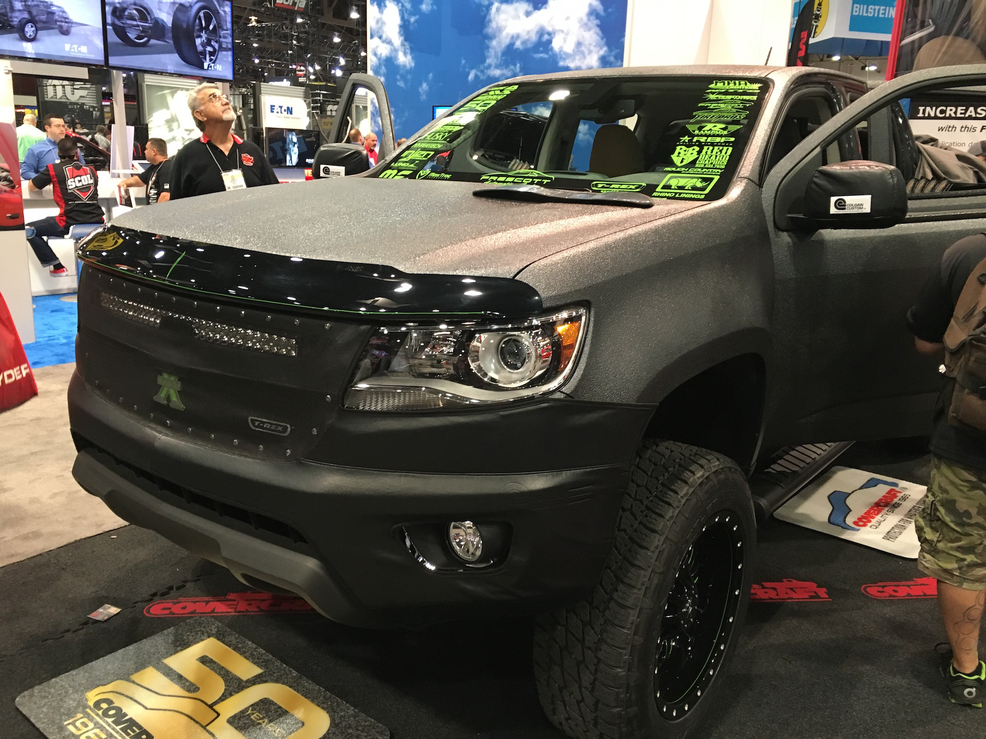 Turns out, coating a Chevy Colorado with bed liner is a pretty sweet look  (PHOTOS)