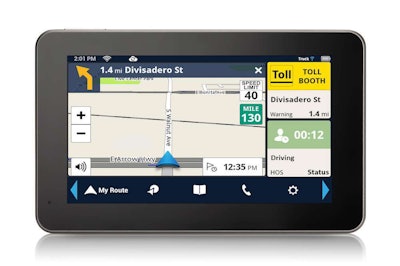 The Smart Truck navigation system is, as the name suggests, made for trucks.