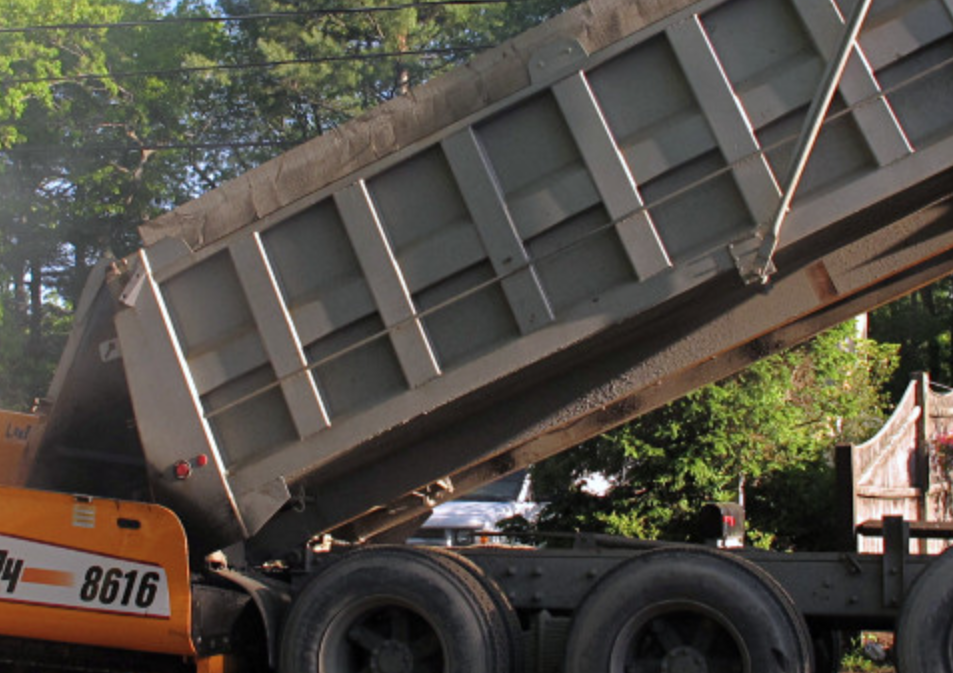 dump truck paver generic