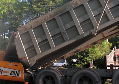 dump truck paver generic