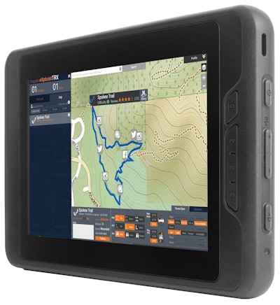 Magellan’s eXplorist provides detailed 2D and 3D base maps and trail databases.