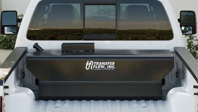 Transfer Flow offers a 100-gallon auxiliary tank that will keep your 2000-2015 GM, Ford or Ram pickup fueled up.