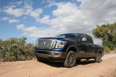 On the Ride Comfort course, Titan XD handled rough terrain better than GMC and Ford.