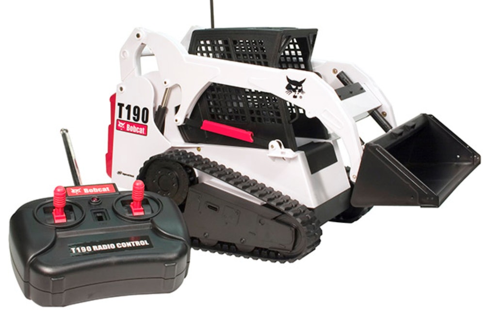 Remote control best sale bobcat toy