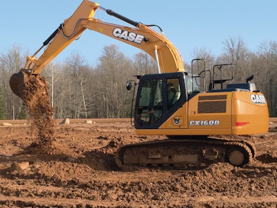 CX160D excavator