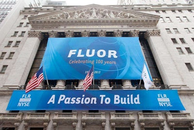 Fluor celebrated its 100th anniversary in 2012.