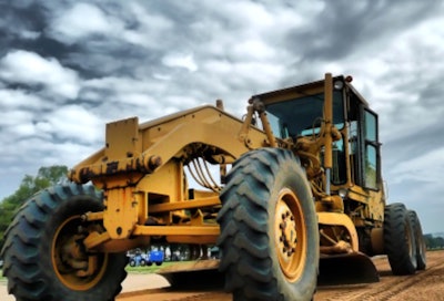 Motor grader stock