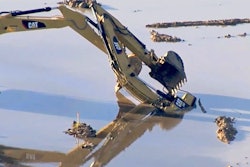 excavator Houston submerged