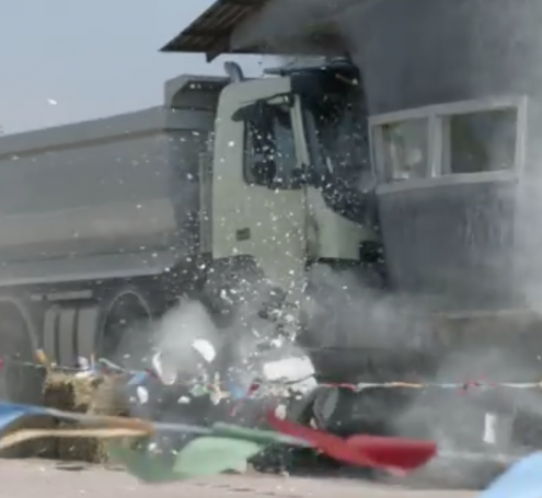 square volvo rc truck