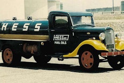 A used oil tanker truck marked the humble beginnings of Hess Corporation in 1933.