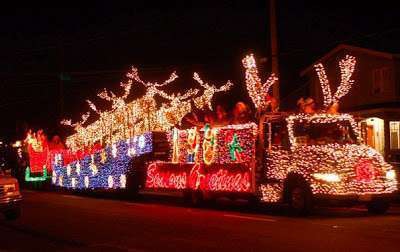 The annual Christmas truck parade in Eureka, Ca. is one of several parades around the world that pays homage to haulers.