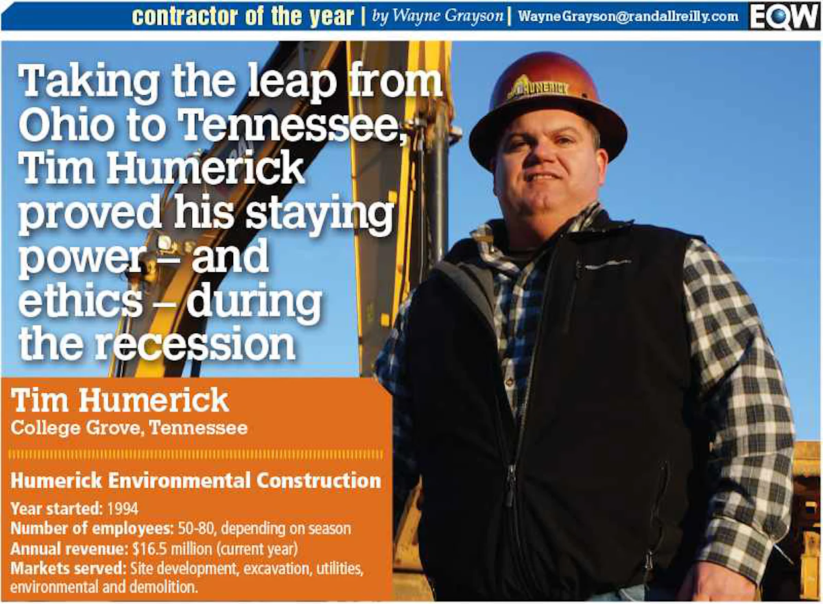 From digging graves as a boy to relocating a construction business ...