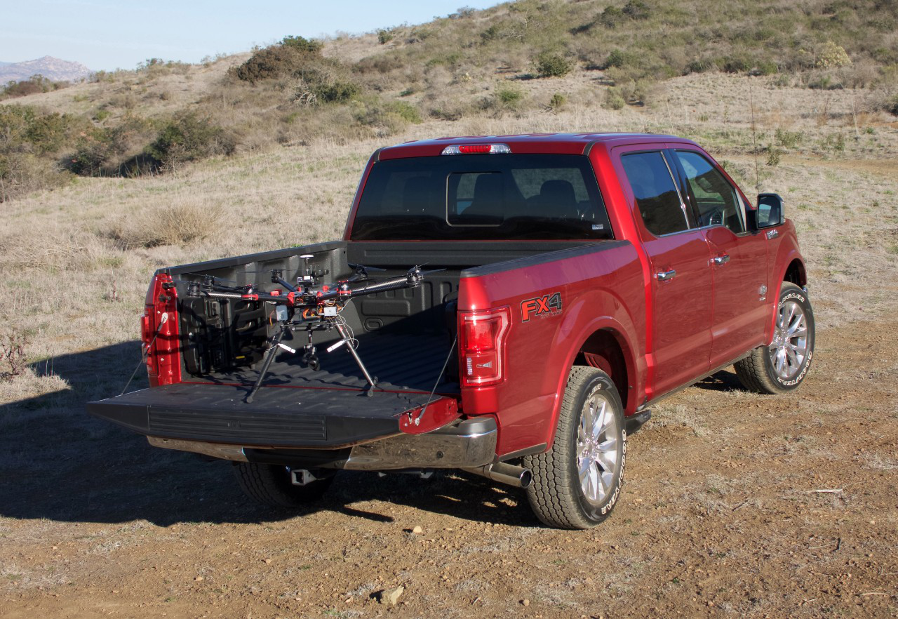 Ford F-150 Drone in bed
