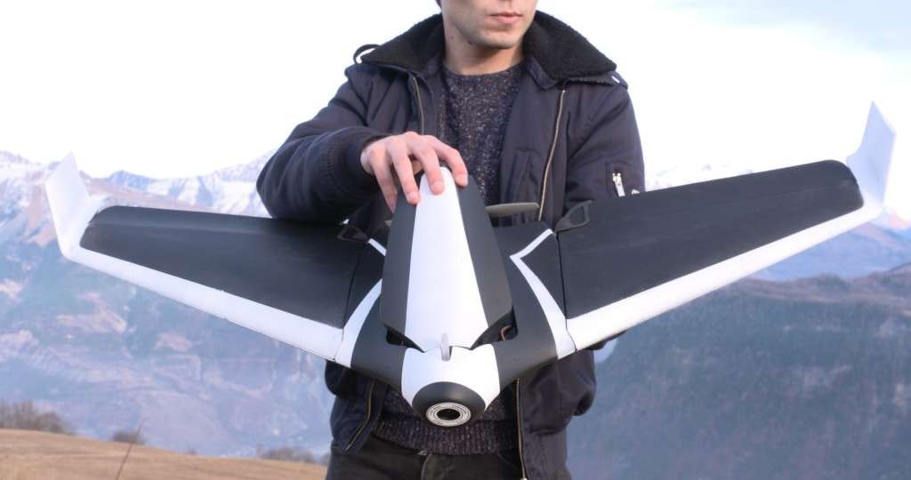 Parrot fixed wing top drone