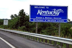 Kentucky welcome sign