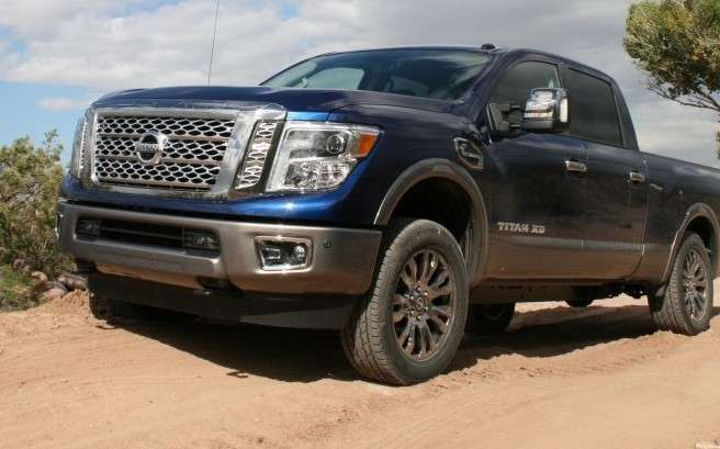 square 2016 Nissan Titan XD