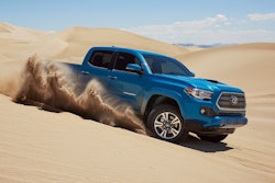 2016 Tacoma dust flying