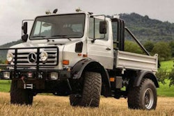 Arnold Schwarzenegger’s 1977 Mercedes Unimog is selling for $350,000 on eBay.