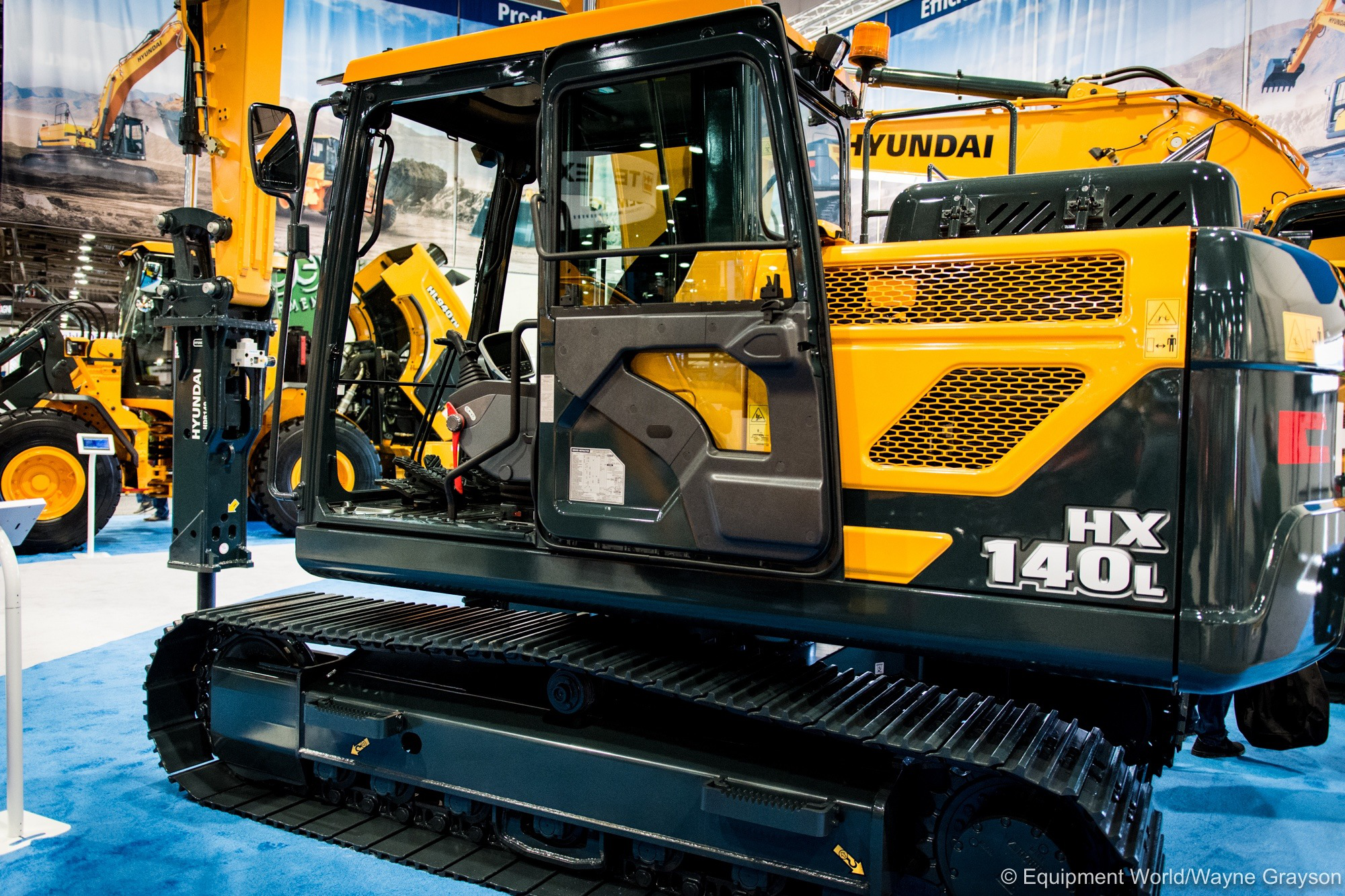 Hyundai unveils new HX Series excavators, but with a slightly different cab than models | Equipment World
